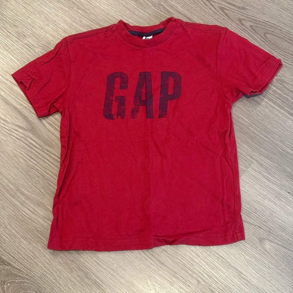 GAP Kids Vibrant Red Short Sleeve Tee